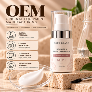 ELAN KIMYA OEM Private Label Lash Lift & Brow for Lifting Cream Step 1 Tinted Long Lasting 10ml - Product Image 2