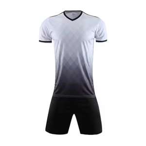 Uniforme de Fútbol de Manga Corta de Talla Grande, Transpirable y de Alta Calidad, Conjunto Completo 100% Poliéster para Todas las Temporadas, Original de Fábrica - Product Image 1