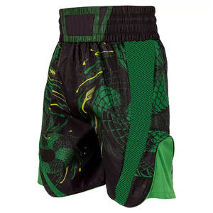 2023 diseño superior personalizado MMA pantalones cortos de alta calidad de nailon poliéster Spandex mejor diseño pantalones cortos de boxeo lavado ropa de artes marciales - Product Image 4