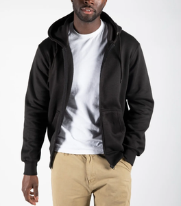 เสื้อมีฮู้ดแบบมีซิปของผู้ชายทำจากผ้าคอตตอน100% คุณภาพพรีเมี่ยม380เฮฟวี่เวท GSM มีหลายสีให้เลือก - Product Image 3