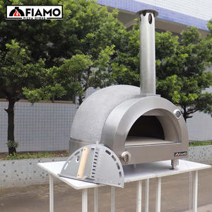 FIAMO <span class=keywords><strong>MAXI</strong></span> Horno de <span class=keywords><strong>Pizza</strong></span> de Arcilla de Encimera Horno de Barbacoa de Pan de Gas con Pala de Cenizas Cocina de <span class=keywords><strong>Pizza</strong></span> al Aire Libre para Uso Doméstico - Product Image 3