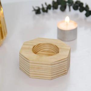 Minimalist Style Mini Octagonal <b>Wooden</b> Incense <b>Stick</b> Burner for Christmas Easter Valentine's Day Birthday - Product Image 3