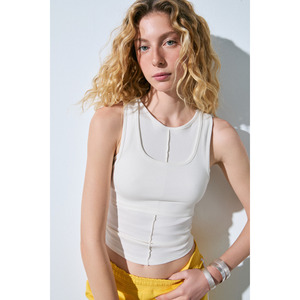Chemise double en tissu doux et extensible pour femme GRIMELANGE UNIFIE - Product Image 2