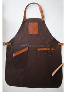 Delantal de Cuero Reutilizable con Logotipo Personalizado para Chef, Barbacoa, Carpintero, Cocina, Barista, con Anillo para Toalla, Porta Botellas, Ajustable y Fácil de Limpiar - Product Image 3