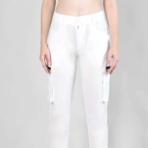 CUSTOMIZE Women's Cargo Hiking <b>Pants</b> Lightweight Breathable Quick-Dry Anti-Wrinkle Cotton/Polyester/<b>Spandex</b> Multi-Pockets - Product Image 1