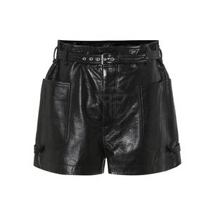 Shorts en cuir décontractés légers, texture lisse, conçus pour le confort et l'usage quotidien - Product Image 1