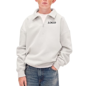 Diseño de Alta Calidad para Compradores al por Mayor con Logotipo Personalizable para Niños, Cuello Camisero con Cierre de Cremallera y Mangas Completas 2026 - Product Image 1