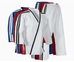 Diseño de Color Personalizado Tamaños Logotipos Super Calidad Peso Pesado Karate GI Bajo Precio Uniforme Unisex Entrenamiento de Artes Marciales Todo - Product Image 3