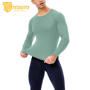 T-shirt léger et respirant de compression à séchage rapide pour hommes pour Gym Sports Yoga Fitness Summer Short Sleeve SKINNY Fit - Product Image 6
