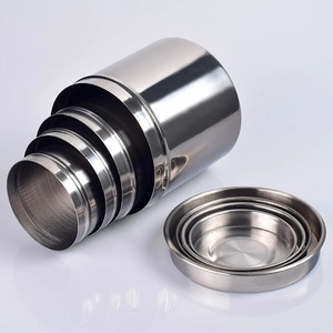 Acciaio sterilizzato vaso contenitore contenitore contenitore pinzette 8-12cm odontoiatrico chirurgico tatuaggio cosmetico strumenti accessori per uso clinico - Product Image 2