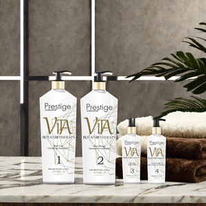 Kit de soin capillaire Prestige Vita Botanotherapy, réparation à la kératine, huile d'argan, formule 2-en-1 pour la restauration et la régénération des cheveux, du cuir chevelu - Product Image 6