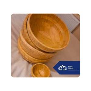 Bol en bambou très vendu pour servir les repas, préparer les repas, utiliser au quotidien et présenter les plats de manière élégante en cuisine, proposé en provenance du Vietnam - Product Image 1