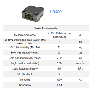 U3500 MEMS hiệu suất cao IMU | Đơn vị đo quán tính 6doof/9doof với độ chính xác thái độ 0.1 ° - Product Image 4