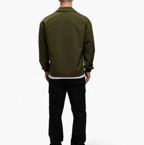 Chaqueta de Trabajo Americana de Estilo Formal con Bordado en la Parte Delantera, Solapa Antigua, Tejida, Impermeable, para Invierno, Servicio OEM Personalizado - Product Image 2