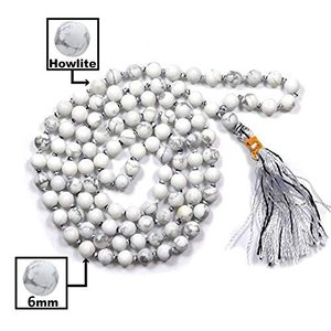 Reiki naturel Feng-Shui Mala collier 6 mm cristal pierre 108 perle Jaap Mala pour hommes et femmes 2023 Article tendance - Product Image 2
