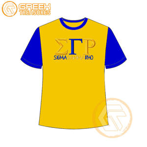 Venta al por mayor Sigma Gamma Rho mujeres camiseta hermandad ropa algodón Jersey alta calidad transpirable camiseta mujeres ropa griega - Product Image 4