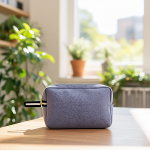 Capella RPET Sustainable <b>Toiletry</b> Bag Felt Clutch for Travel and Gadgets - Product Image 3