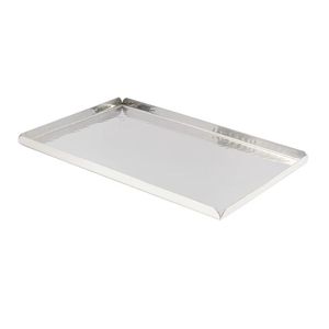 Plateau de service en acier inoxydable au design attrayant pour les collations au thé et au café avec une finition lisse et une esthétique moderne classique - Product Image 1