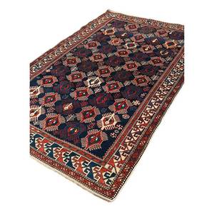 Kiaan Blue Hand Knotted Wool <b>Rugs</b> Paem-301 Geometric Abstract <b>Boho</b> Design Rectangle Hallway Home <b>Rug</b> Room <b>Rug</b> Jaipur <b>Rugs</b> US - Product Image 2