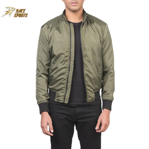 แจ็กเก็ตบอมเบอร์สำหรับผู้ชายเสื้อแจ็กเก็ตบอมเบอร์มีซิปสีดำสำหรับกลางแจ้งสินค้า2026 - Product Image 6