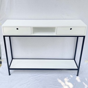 CST011 2-Tier <b>Console</b> <b>Table</b> with Drawers Modern Living Room Furniture for Entry Villa Hotel - Product Image 5