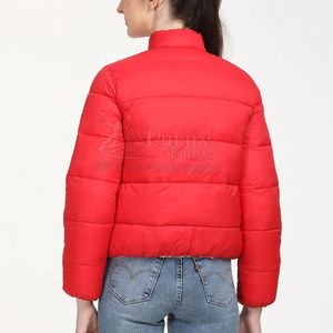 Veste Rembourrée en Coton pour Femmes Design Personnalisé Marque Privée Veste Rembourrée en Coton pour Femmes de Qualité Supérieure - Product Image 3