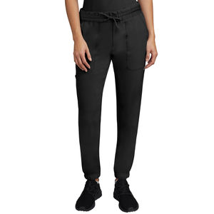 Uniformes de gommage d'allaitement pour femmes ensembles de gommage extensibles en Spandex respirant avec uniformes médicaux en matériau tricoté de style manteaux de laboratoire - Product Image 3