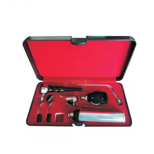 Set de Diagnóstico Veterinario ORL, Espéculos Nasales Extensibles Reutilizables de 3mm y 4mm, Otoscopio de Brazo Curvo, Artículos Médicos de Diagnóstico Quirúrgico - Product Image 1
