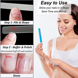 Lima de Uñas Mini de Doble Cara, Precio de Fábrica, Reutilizable, Agarre Fuerte, Diseñada para Comodidad y Fácil Manejo, Acero Inoxidable - Product Image 6