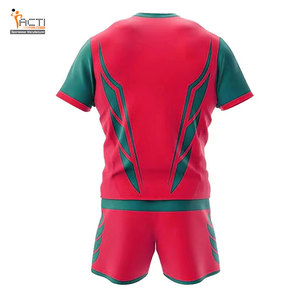 Nueva llegada de conjuntos de uniformes de rugby Venta en línea de secado rápido transpirable Diseño al por mayor Hecho en Pakistán - Product Image 3