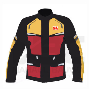 Chaqueta textil de motocicleta para motorista de hombre con ropa deportiva de talla grande a prueba de viento blindada CE - Product Image 3