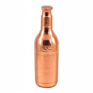 Bouteille en cuivre pur de la meilleure qualité Conceptions uniques pour la maison Vaisselle décorative Vaisselle pour boire Paille pour usage domestique Exportation - Product Image 3