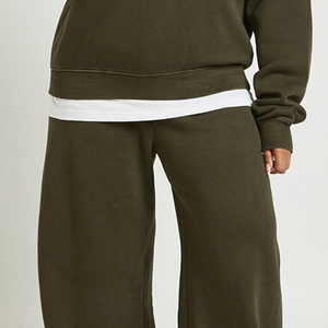 Ensemble sweat-shirt et pantalon de survêtement, prix bas/prix d'usine, 2026, survêtement de haute qualité, surdimensionné, vêtements de rue pour femmes, design d'ensemble de survêtement - Product Image 3