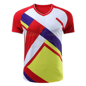 เสื้อกีฬาผ้าโพลีเอสเตอร์100% พิมพ์ลายโลโก้ได้ตามต้องการ - Product Image 2