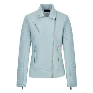 Chaqueta de Cuero para Mujer, Prenda Exterior Ligera, Chaqueta de Cuero para Mujer, Estilo Urbano, Chaqueta de Cuero para Mujer - Product Image 1