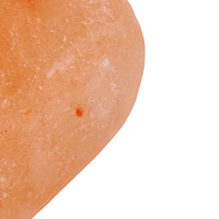 Pierres de massage en sel de l'Himalaya 100% naturelles et écologiques, forme de cœur, pour le massage des pieds, du corps, du cou, du dos, du visage et des yeux