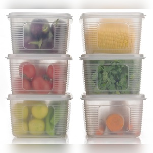 Factory Direct Fresh Produce Keeper Box Refrigerator Organizer Container Stackable Food <b>Storage</b> Containers Kitchenware - Product Image 4