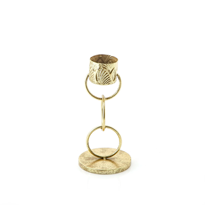 Superior Design Gold Plated Metal Candle Holder Drawing Room Decoration <b>Centrepiece</b> Affordable Price Candlestick Holder - Product Image 1