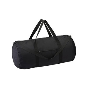 Bolsa de gimnasio impermeable, diseño de logotipo personalizado, bolsa de viaje deportiva de lona de cuero y nailon - Product Image 2
