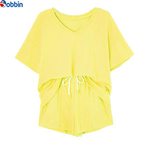 High Quality Cotton Drop Shoulder Oversized T Shirt <b>Shorts</b> Set Unisex Custom Logo <b>Women's</b> Streetwear 2 Pcs Workout Matching Set - Product Image 4