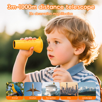 Mikroskop elektronik anak-anak, layar IPS 2 inci 389, mikroskop Digital fokus tetap 1000X portabel 2MP