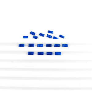 Saphir naturel de Bangkok, pierres précieuses en vrac, baguettes calibrées 3x6mm, bleu et rouge, émeraude et taille ovale, certifié par IGI - Product Image 4