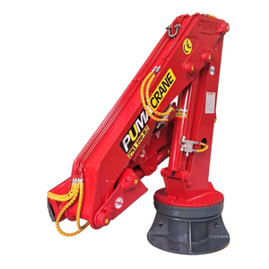 Grue de pont pliante de haute qualité de 3 tonnes de capacité pour les navires marins Pompe de construction légère Meilleur prix - Product Image 1