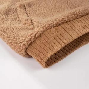 Wholesale Premium <b>Men's</b> <b>Sherpa</b> Fluffy <b>Fleece</b> Oversized Hooded Eco-Friendly Autumn Custom Logo Heavyweight Fur Fuzzy Pullover - Product Image 3