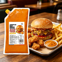 Sauce Spéciale Burger au Bœuf Américain 1kg, Sauce Crémeuse pour Sandwich, pour Restaurants de Hamburgers, Fast-Food, Vente en Gros