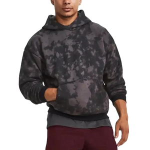 2025 OEM Custom Made Hommes Séchage Rapide Respirant Lavé À L'acide Pull À Capuche Street Wear Coton Tissu Mélangé pour La Saison D'automne - Product Image 6