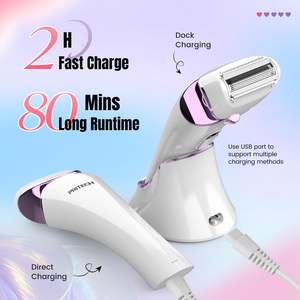 Rasoir électrique rechargeable sans fil pour femmes, tondeuse bikini indolore, épilation des poils du corps, jambes, aisselles, tondeuse électrique pour le corps - Product Image 1