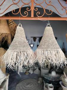 Lampshade Brass Metal Doum rattan moroccan handmade Decorative Lighting Wholesale Supplier USA ETSY EBAY SHOPIFY STOCK dropship - Product Image 2