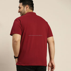 Polo en polyester à séchage rapide, uni, vierge, polos pour hommes, logo personnalisé, t-shirt imprimé pour hommes - Product Image 2