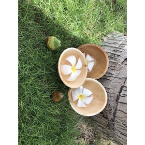 Bols jetables en feuille de palmier Areca vietnamienne vaisselle compostable décorative pour le déjeuner le camping en plein air Mme Amelia + 84855014447 - Product Image 2